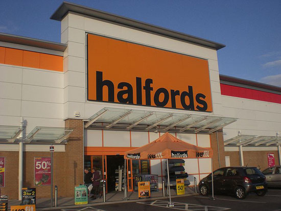 Halfords Store